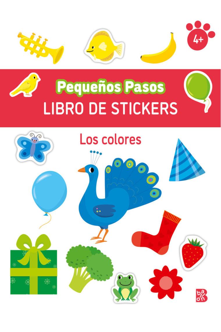 PEQUEÑOS PASOS LIBRO DE STICKERS LOS COLORES