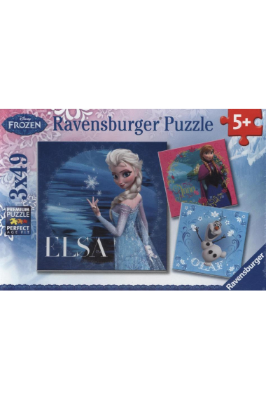 Die Eiskönigin - Völlig unverfroren (Kinderpuzzle), Elsa, Anna & Olaf