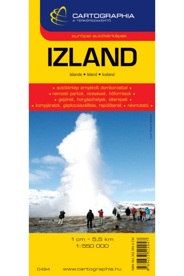 Islandia (cartographia) 6494 1/550.000