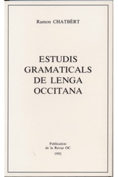 Estudis Gramaticals de la lenga occitana