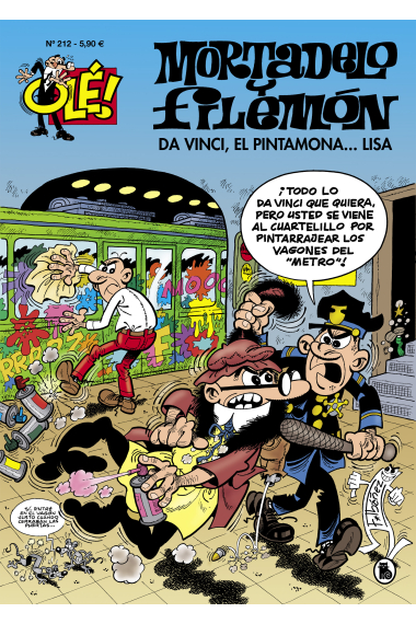 Da Vinci, El Pintamona... Lisa (Olé! Mortadelo 212)