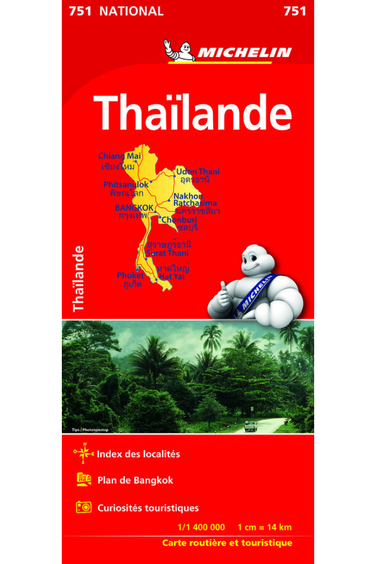 MAPA NATIONAL TAILANDIA