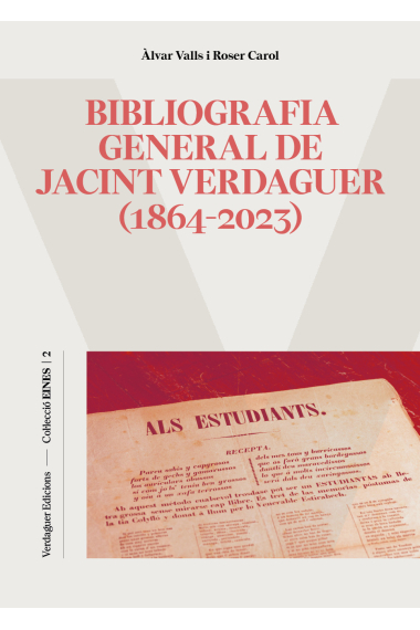 Bibliografia general de Jacint Verdaguer (1864-2023)