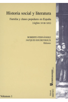 Historia social y literatura: familia y clases populares en España (siglos XVII-XIX)