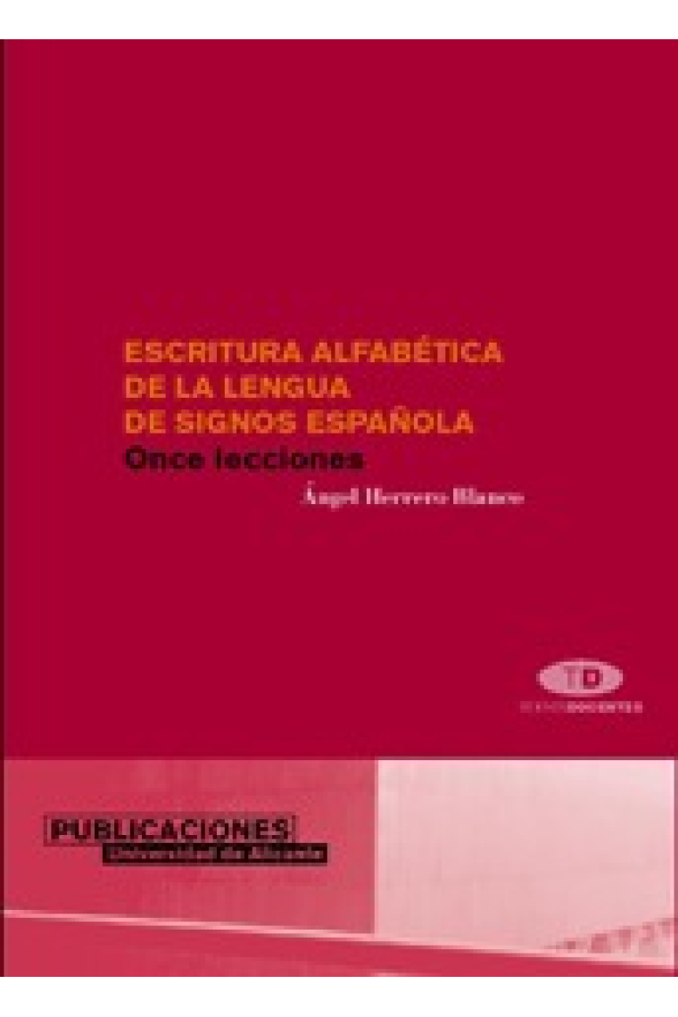 Escritura alfabética de la lengua de signos española