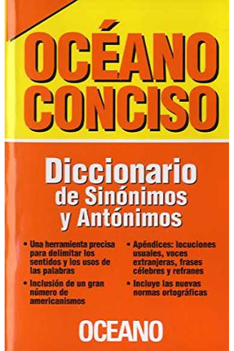 Diccionario de Sinónimos y Antónimos - Océano Conciso