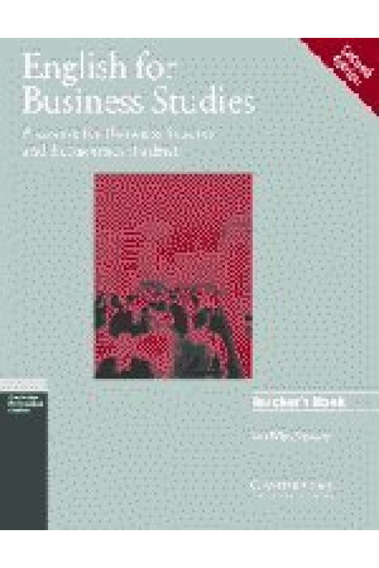 English for business studies. A course for business studies and economics students. Teacher's book