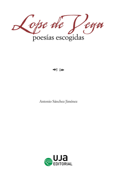 LOPE DE VEGA POESIAS ESCOGIDAS