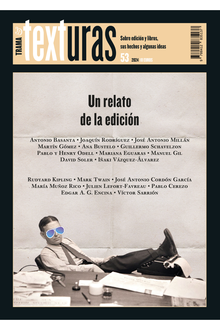 Revista Texturas nº 53: Un relato de la edición