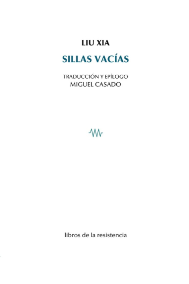 Sillas vacías. Edición bilingüe