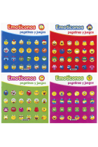 Emoticonos pegatinas y juegos (4 títulos)