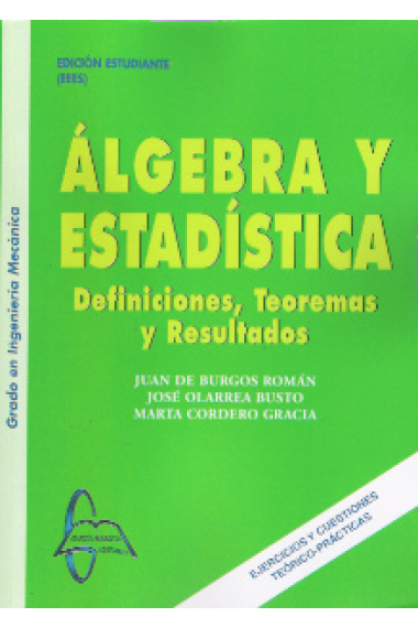 Álgebra y estadística. Definición y teoría