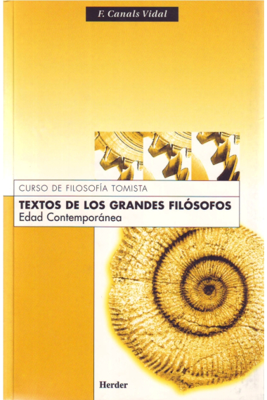 Textos de los grandes filósofos (Edad contemporánea)