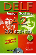 Nouveau DELF Junior Scolaire A2. Livre + corrigés + transcriptions + cd audio