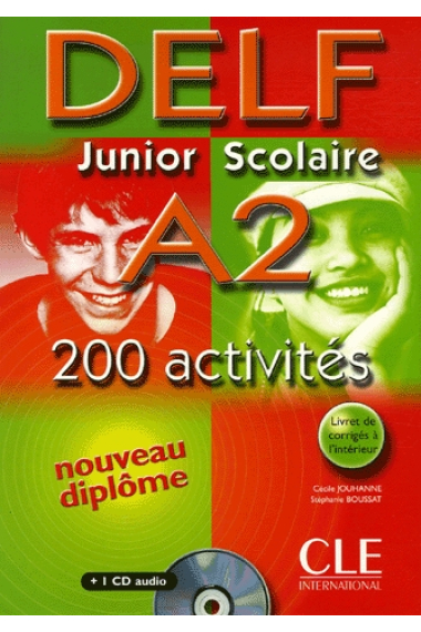 Nouveau DELF Junior Scolaire A2. Livre + corrigés + transcriptions + cd audio