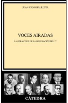 Voces airadas: la otra cara de la generación del 27