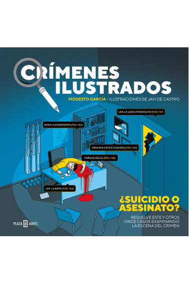 Crímenes ilustrados. ¿Suicidio o asesinato? Resuelve este y otros once casos examinando la escena del crimen