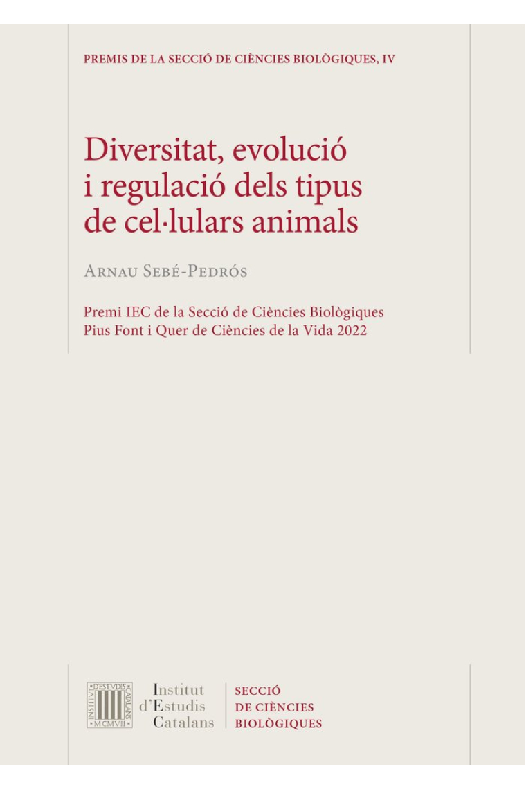 DIVERSITAT, EVOLUCIO I REGULACIO DELS TIPUS DE CEL·LULARS ANIMALS