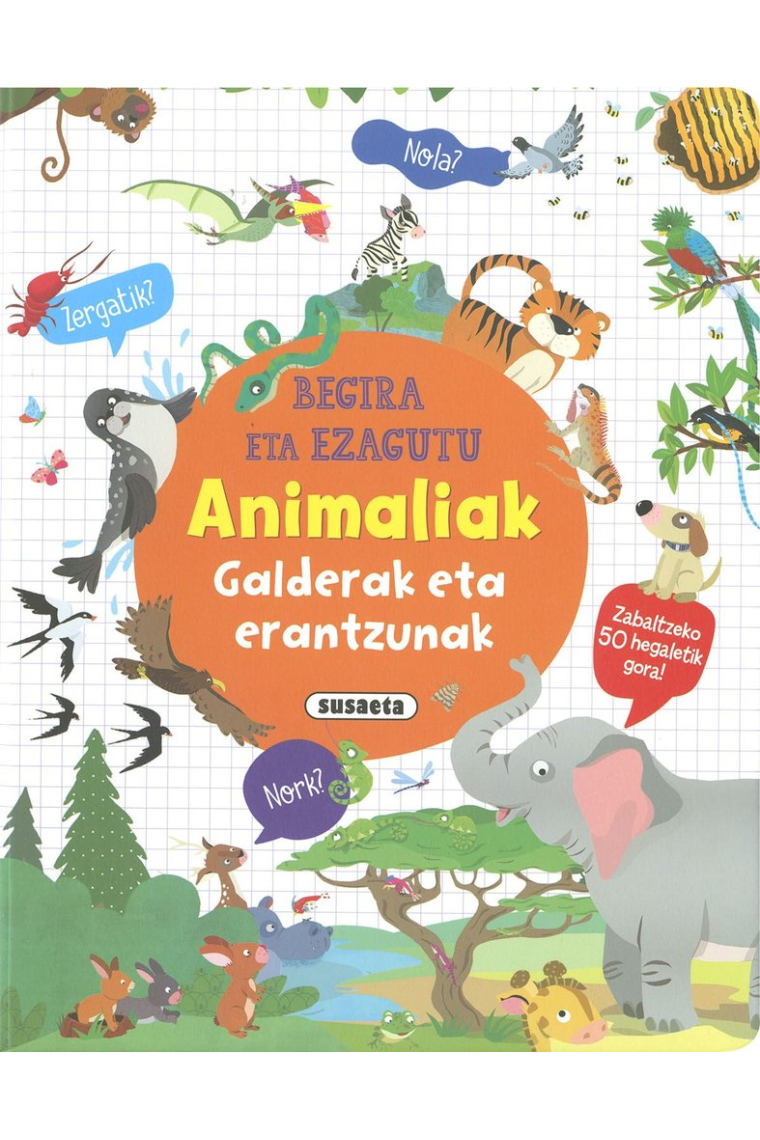 ANIMALIAK GALDERAK ETA ERANTZUNAK