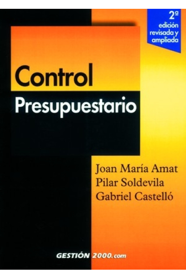 Control presupuestario