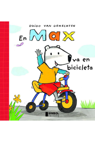 En Max va en bicicleta