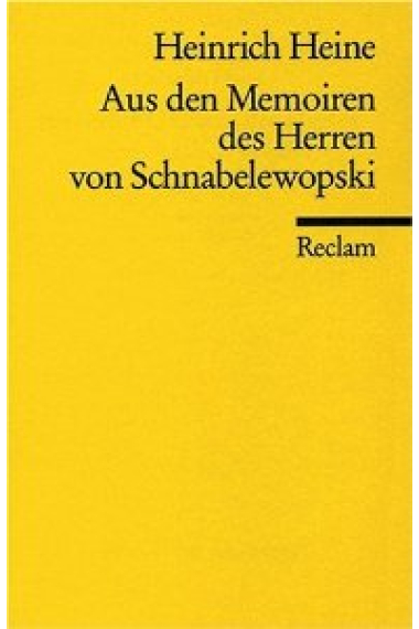 Aus den Memoiren des Herrn Schnabelewopski