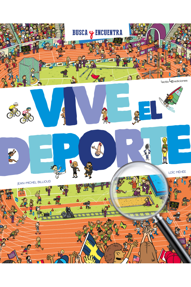 Vive el deporte. Busca y encuentra