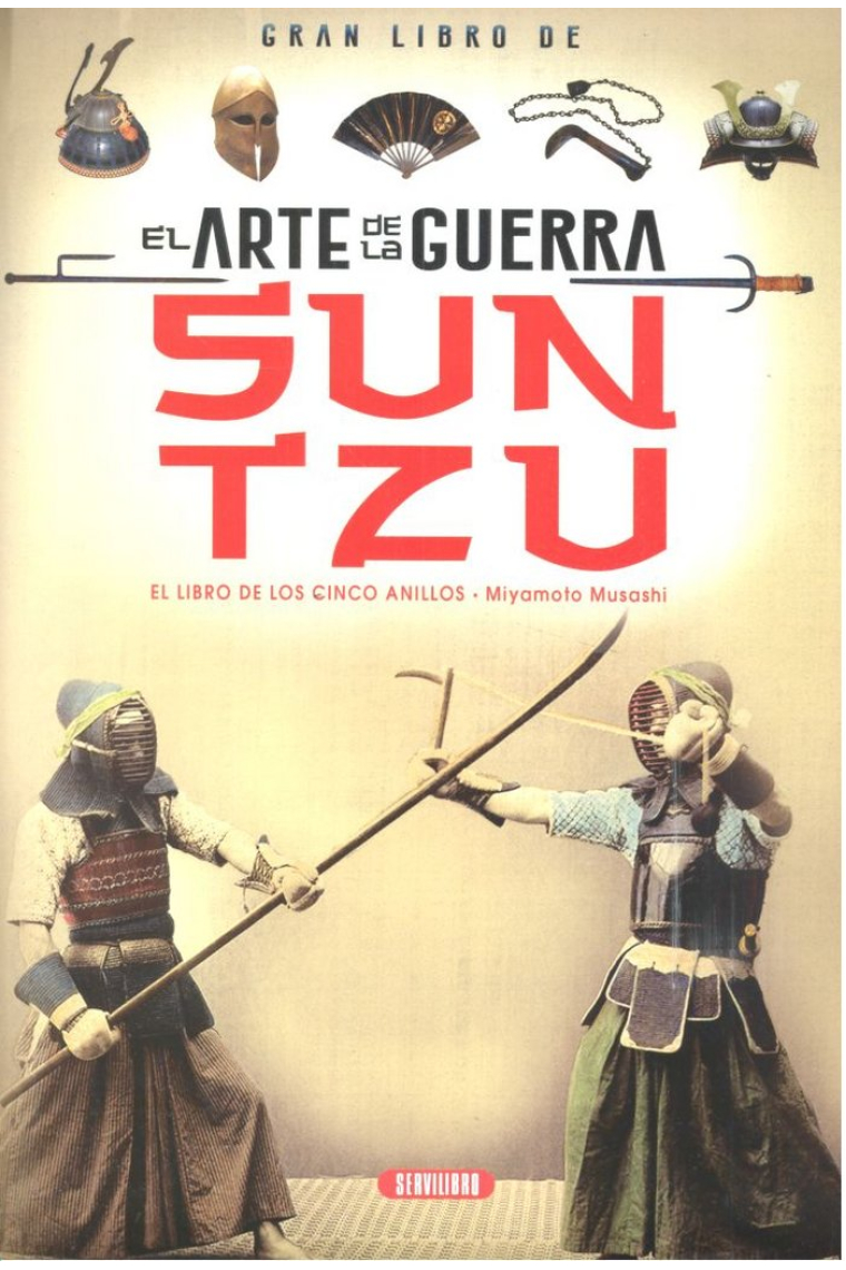 Gran libro de el arte de la guerra Sun Tzu, el libro de los cinc