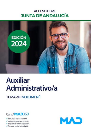 AUXILIAR ADMINISTRATIVO/A ACCESO LIBRE TEMARIO 1 JUNTA DE A