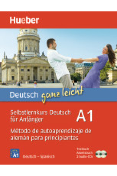 Deutsch ganz leicht A1  Método de autoaprendizaje de alemán para principiantes Textbuch+Arbeitsbuch+2cds