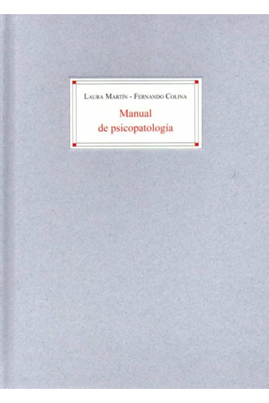 Manual de psicopatología