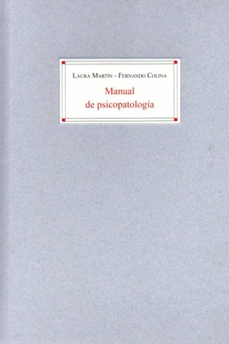 Manual de psicopatología