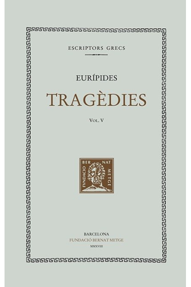 Tragèdies, vol. V: Electra. Hèracles