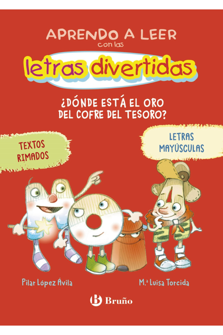 Aprendo a leer con las letras divertidas, 1. ¿Dónde está el oro del cofre del tesoro?