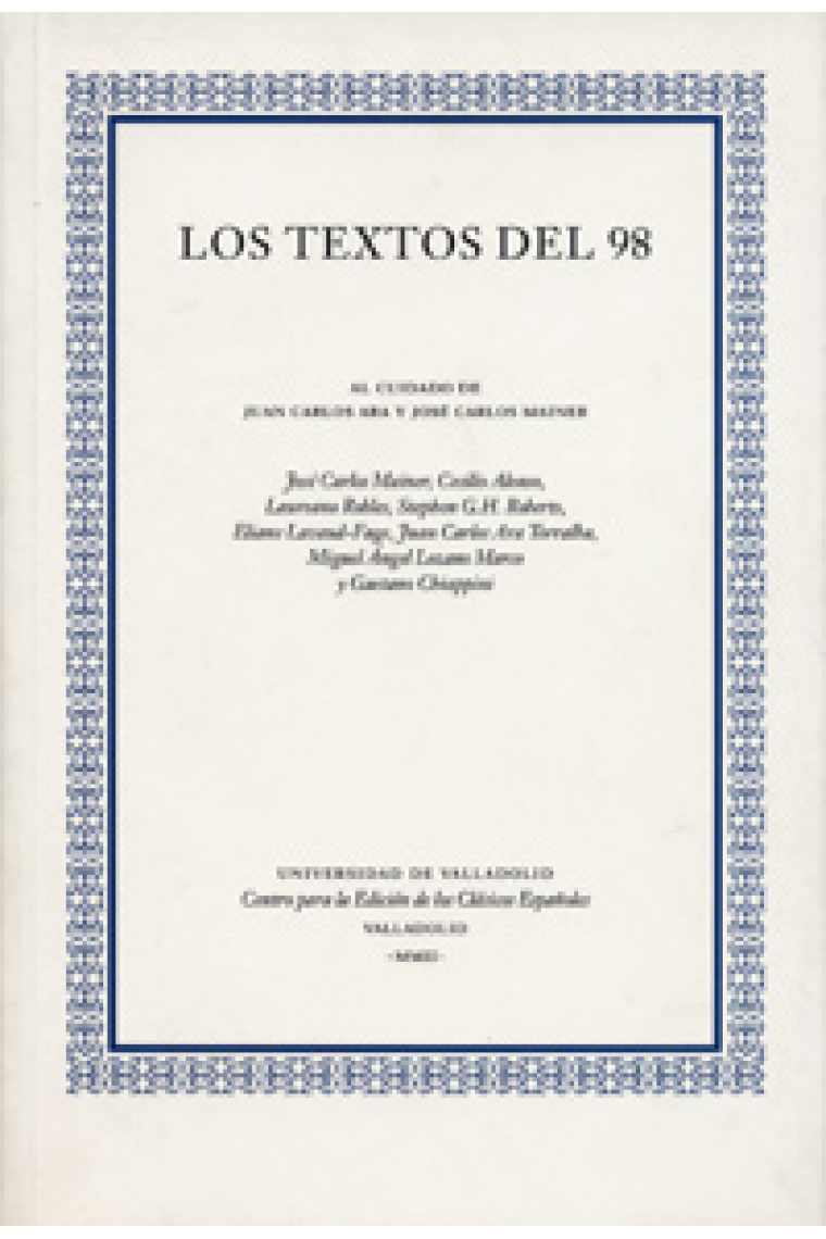 Los textos del 98