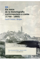 Els inicis de la historiografia contemporània a Lleida (1750-1860)