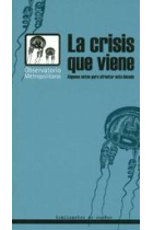 La crisis que viene