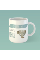 Taza FAADA Quiéreme, pero libre