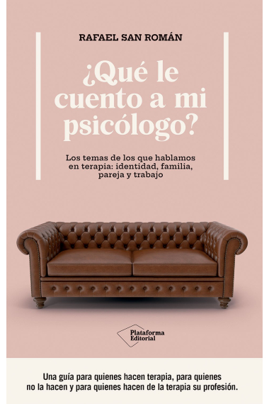 ¿Qué le cuento a mi psicólogo?. Los temas de los que hablamos en terapia: identidad, familia, pareja y trabajo