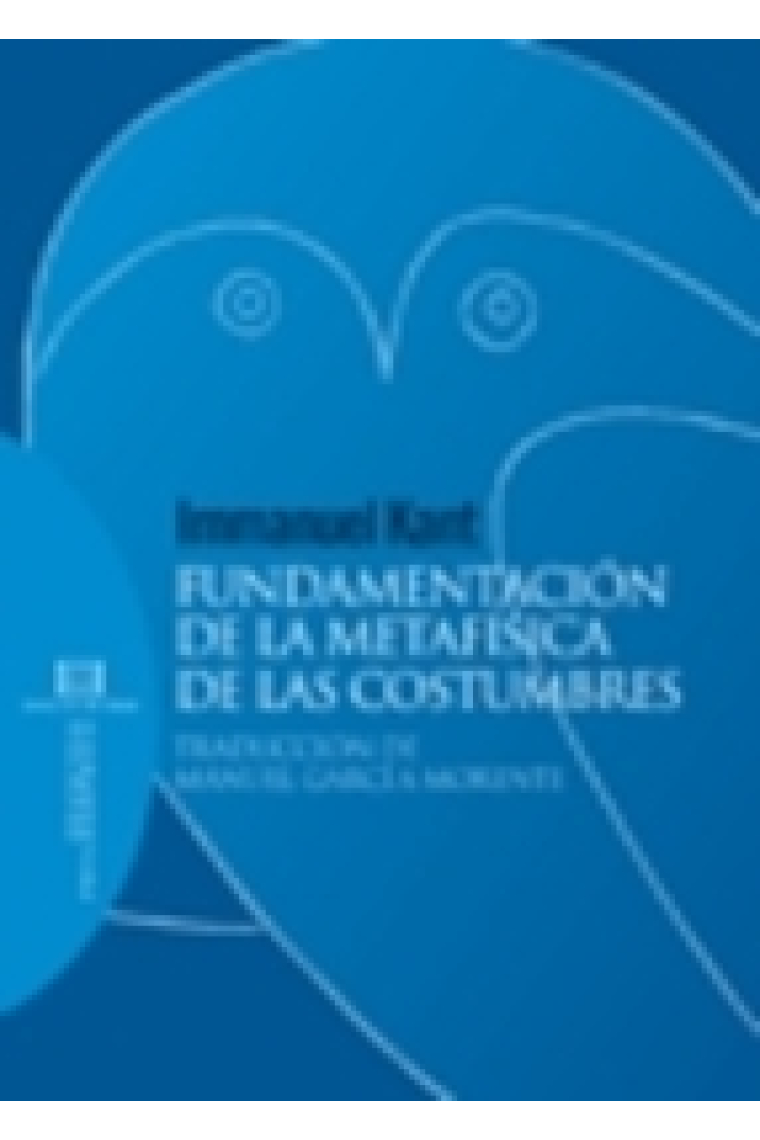 Fundamentación de la metafísica de las costumbres