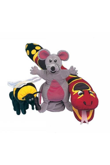 Jolly Phonics Puppets: Set of all 3