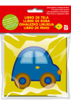 Coche libro de tela