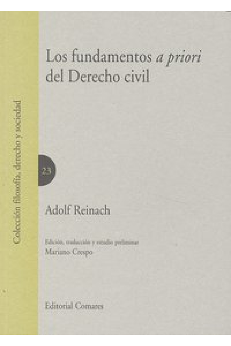 LOS FUNDAMENTOS A PRIORI DEL DERECHO CIVIL.