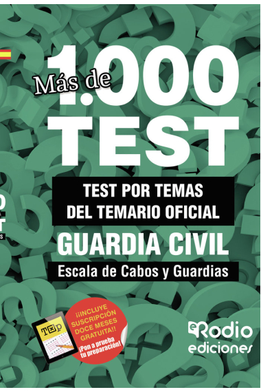 GUARDIA CIVIL 2023 ESCALA DE CABOS Y GUARDIAS. TEST DEL TEM