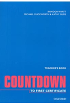 Countdown to First certificate. Teacher's book