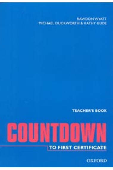 Countdown to First certificate. Teacher's book