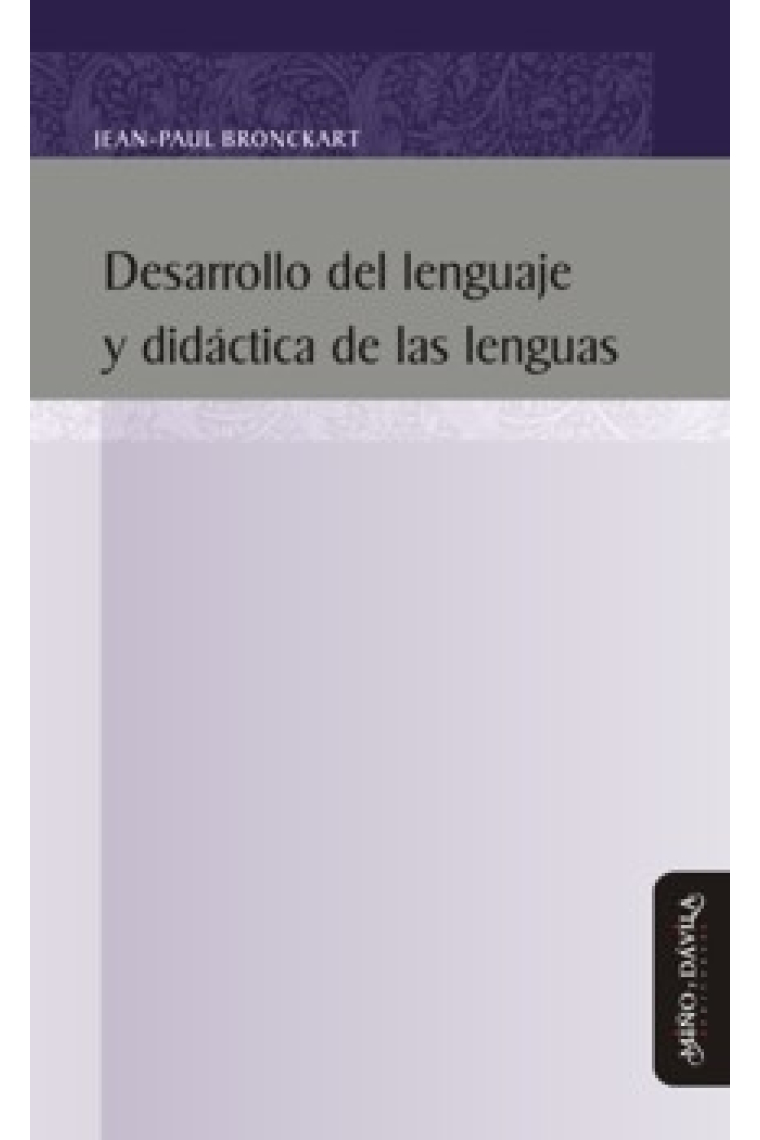 Desarrollo del lenguaje y didáctica de las lenguas