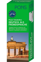 PONS Power-Vokabelbox Deutsch als Fremdsprache Vokabeln lernen in 4 Wochen mit 800 Karten übersetzt auf Englisch, Spanisch, Französisch und Russisch