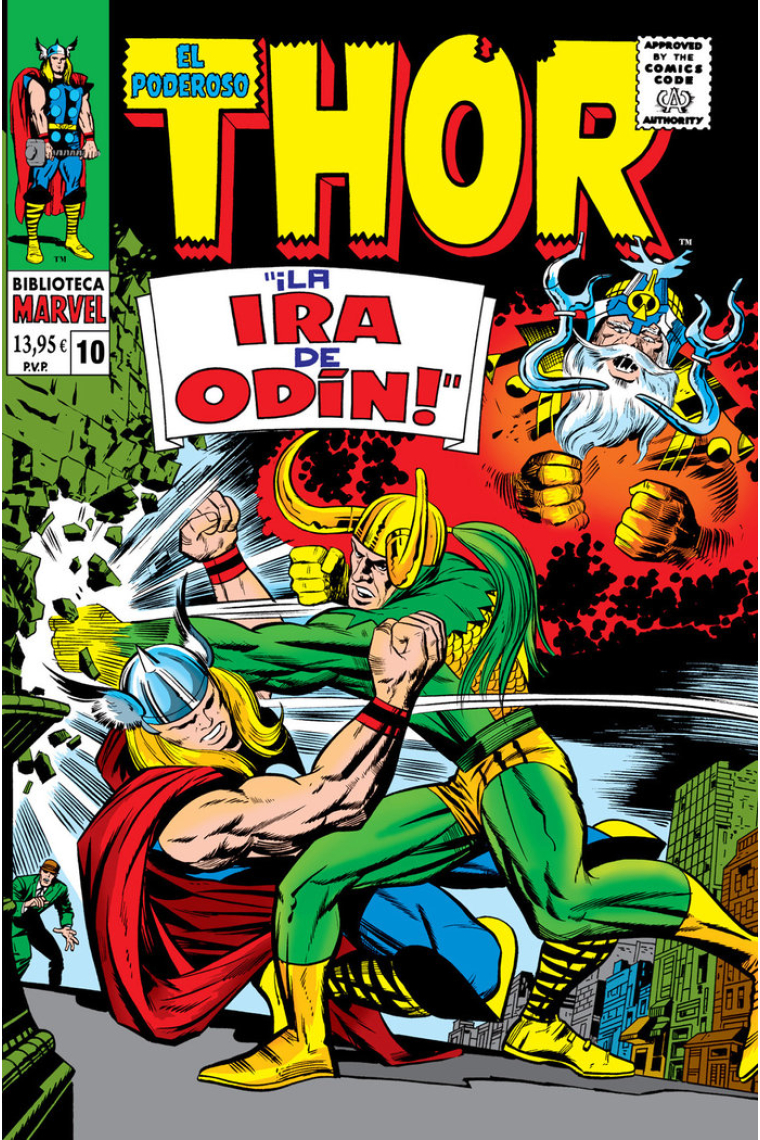 BIBLIOTECA MARVEL EL PODEROSO THOR 10 1967-1968