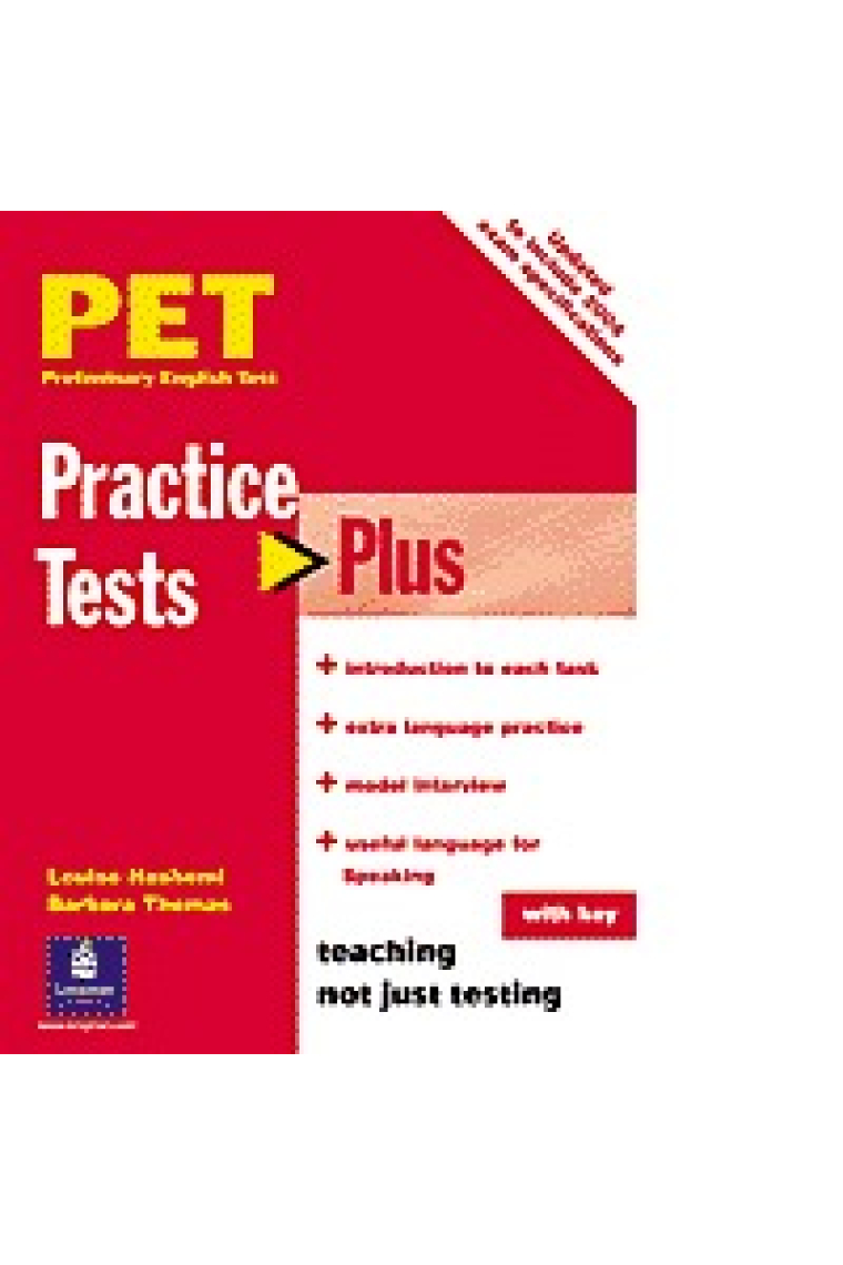 PET Practice Tests Plus. Student's book (With key)